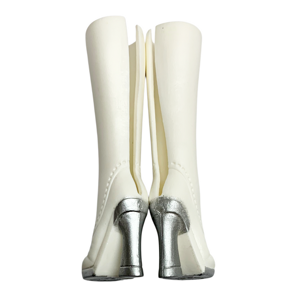 Monster High Scarah Screams I Heart Fashion Doll Replacement Shoes Tall White Boots