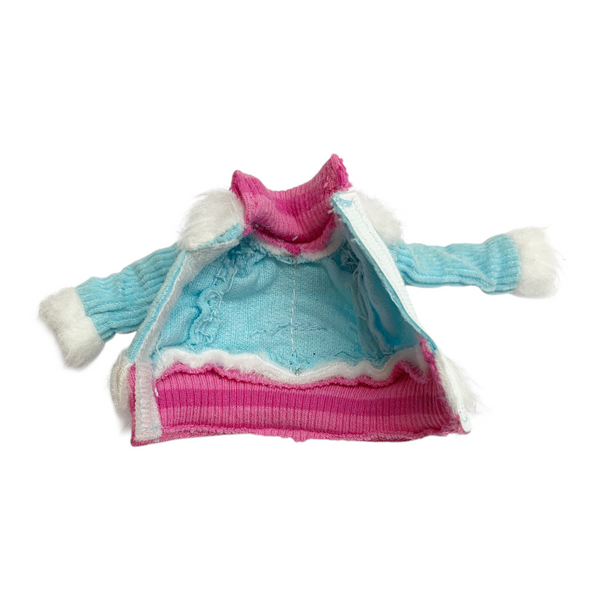 Lalaloopsy Girls Mittens Fluff N Stuff Doll Replacement Blue Corduroy Coat Accessory