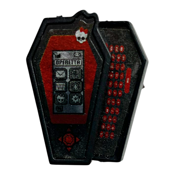 Monster High Operetta Dot Dead Gorgeous  Doll Replacement Red iCoffin Cell Phone