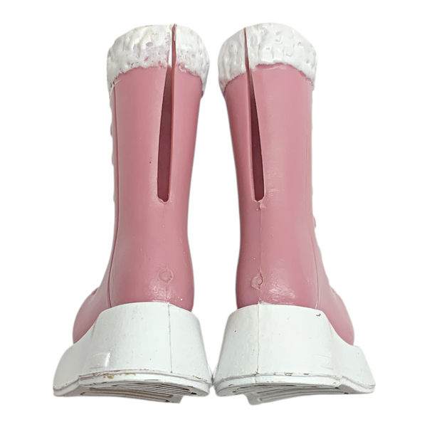 Mattel Barbie My Scene Doll Replacement Shoes Pink & White Platform Boots