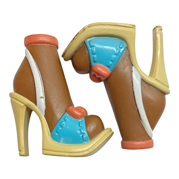 Mattel Barbie My Scene Jammin' In Jamaica Cruisin' The Boardwalk Jai Doll Replacement Shoes