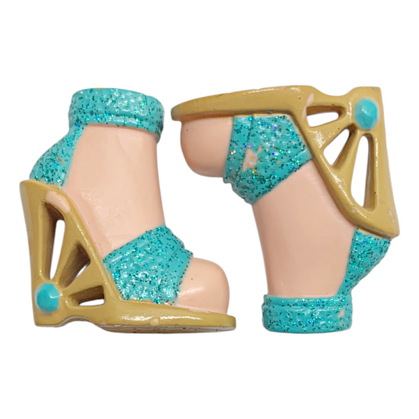 Mattel Barbie My Scene Fab Faces Nolee Doll Replacement Glitter Shoes