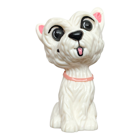 Mattel Barbie My Scene Kennedy Doll Replacement White Yorkie Puppy Dog Part