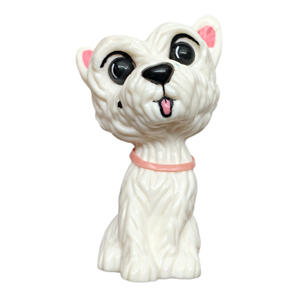 Mattel Barbie My Scene Kennedy Doll Replacement White Yorkie Puppy Dog Part
