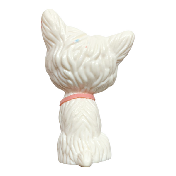 Mattel Barbie My Scene Kennedy Doll Replacement White Yorkie Puppy Dog Part