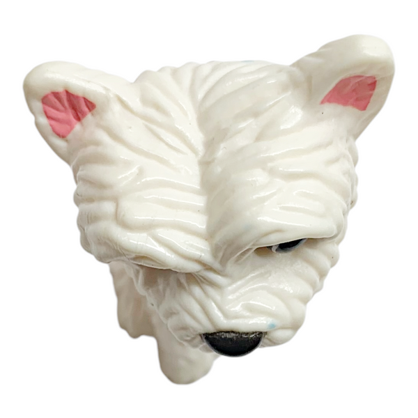 Mattel Barbie My Scene Kennedy Doll Replacement White Yorkie Puppy Dog Part