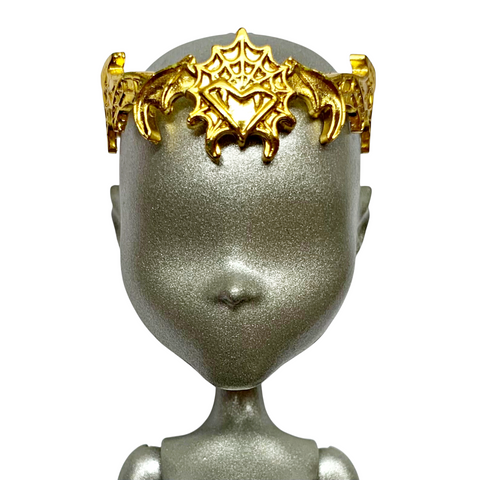 Monster High Draculaura 13 Wishes Doll Replacement Gold Crown Headpiece