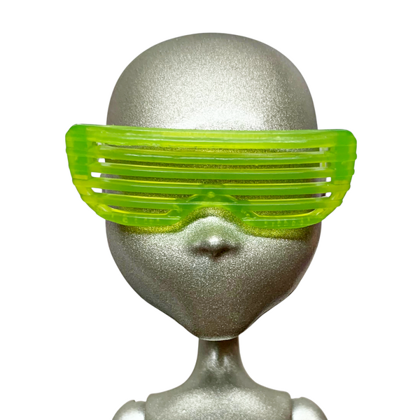 Retro 80's Style Green Glasses Fits Monster High G1 Size Dolls