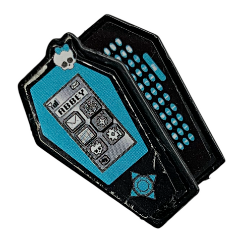 Monster High Abbey Bominable I Heart Love Fashion ADoll Outfit Replacement Blue iCoffin Cell Phone