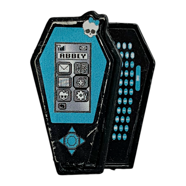 Monster High Abbey Bominable I Heart Love Fashion ADoll Outfit Replacement Blue iCoffin Cell Phone