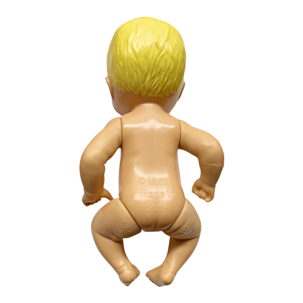 Mattel Barbie Doll Replacement Small Baby Doll With Blonde Hair & Freckles