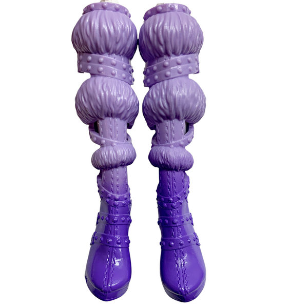 Monster High Clawdeen Skulltimate Secrets Fearidescent Doll Replacement Purple Shoes