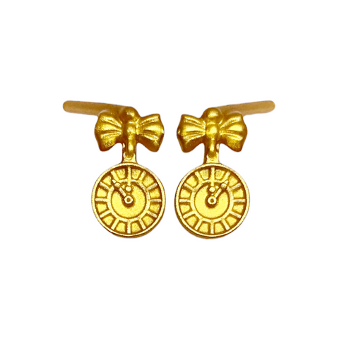 Ever After High Madeline Hatter Way Too Wonderland Doll Replacement Gold Earrings
