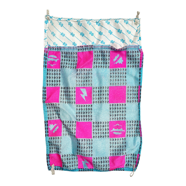 Monster High Frankie Stein Mirror Bed Doll Playset Replacement Pink & Blue Sheet Blanket