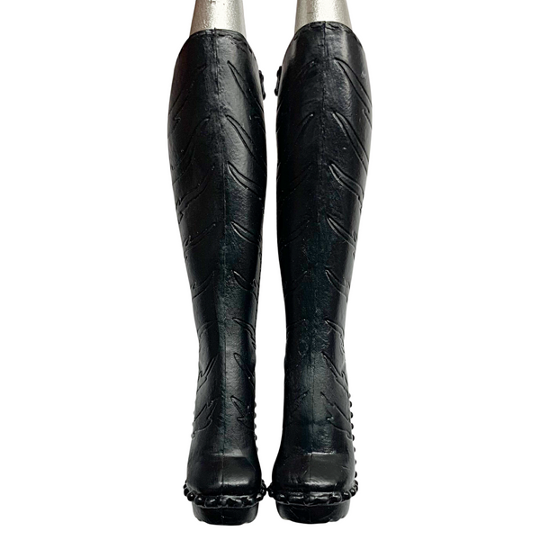 Monster High Toralei Fierce Rockers Doll Replacement Shoes Tall Black Boots
