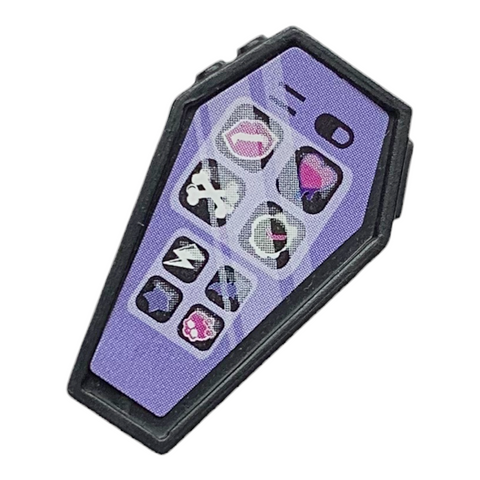 Monster High Clawdeen Wolf Ghouls Night Out Doll Replacement Purple iCoffin Cell Phone