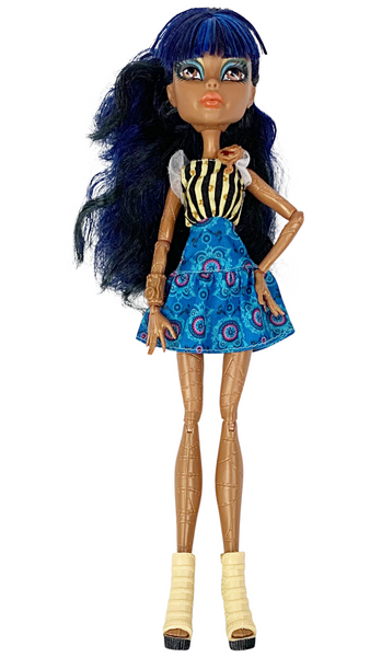 Monster High Robecca Steam Coffin Bean Doll With Outfit