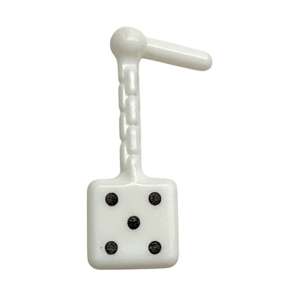 Monster High Operetta Boo-riginal Creeproduction Doll Replacement White Dice Earring