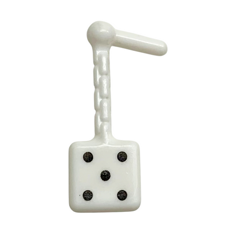 Monster High Operetta Boo-riginal Creeproduction Doll Replacement White Dice Earring