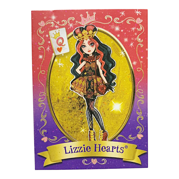 Ever After High 1st Chapter Lizzie Hearts Doll Replacement Character Card