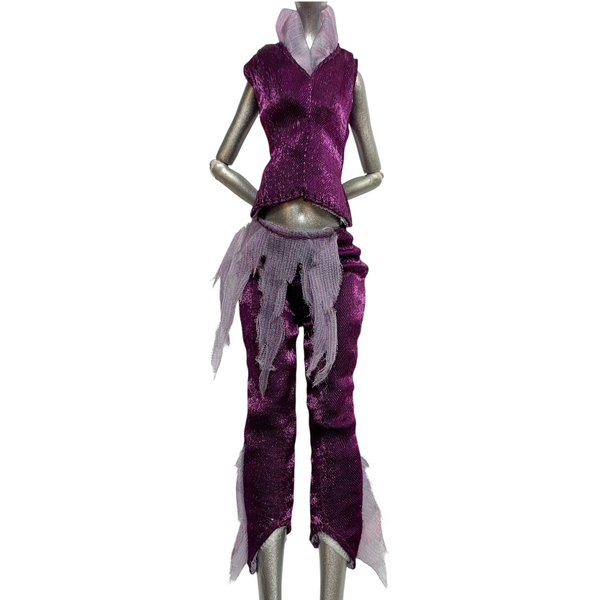 Disney's Fairies Tinkerbell Vidia Great Fairy Rescue Doll Outfit Replacement Purple Shirt & Pants