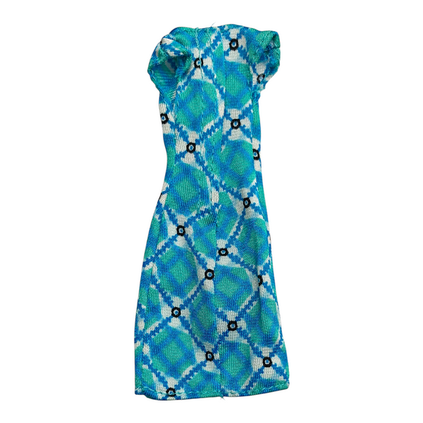 Monster High Frankie Stein Voltageous Hair Doll Outfit Replacement Blue Dress