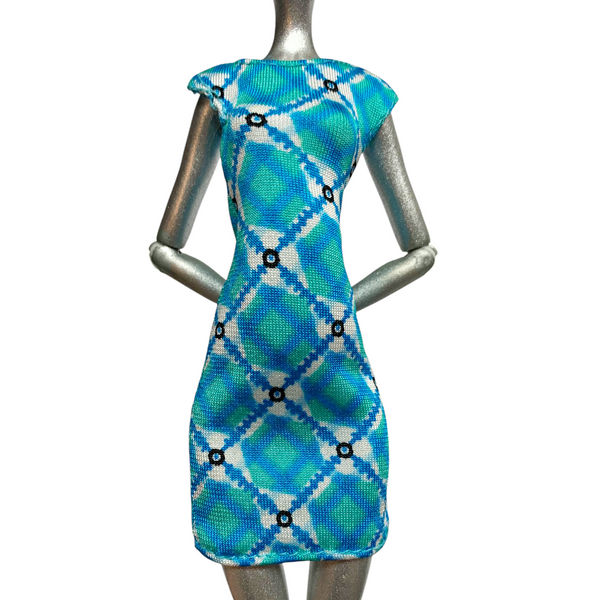 Monster High Frankie Stein Voltageous Hair Doll Outfit Replacement Blue Dress