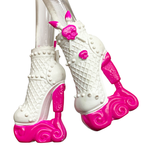 Monster High Draculaura Art Class Doll Replacement Pink & White Shoes