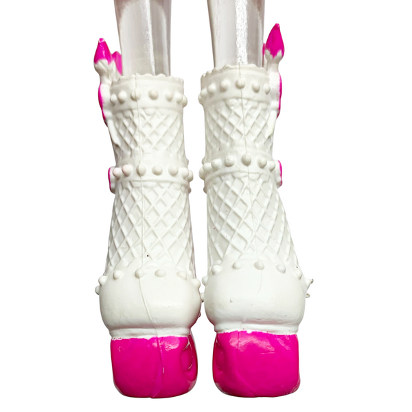 Monster High Draculaura Art Class Doll Replacement Pink & White Shoes