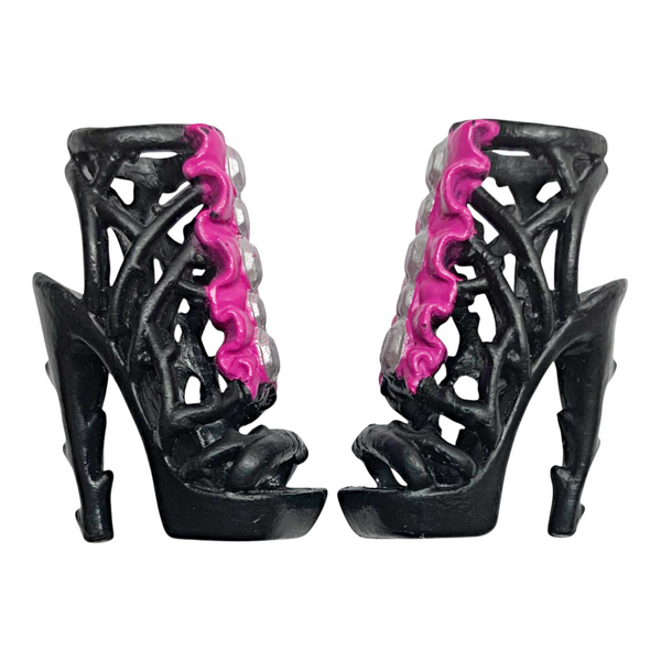 Ever After High Briar Beauty Legacy Day Doll Replacement Black & Pink Shoes