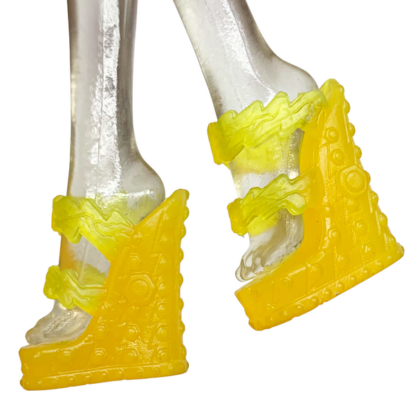 Monster High Frankie Stein Electrified Doll Replacement Yellow Strap Shoes