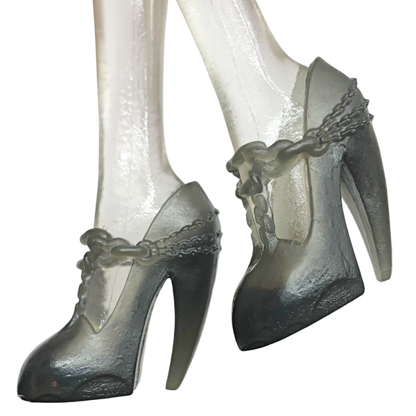 Monster High Draculaura Getting Ghostly Haunted Doll Replacement Gray Shoes