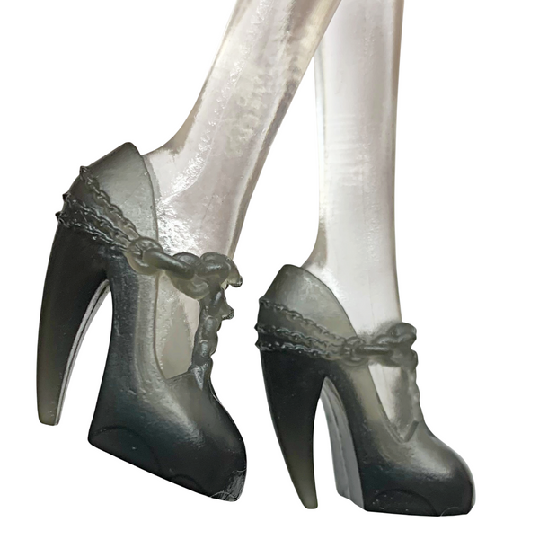 Monster High Draculaura Getting Ghostly Haunted Doll Replacement Gray Shoes
