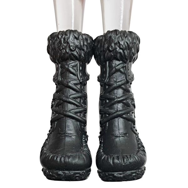 Ever After High Blondie Lockes Through The Woods Doll Replacement Shoes Black Boots