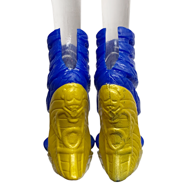 Monster High Cleo De Nile Picture Day Doll Replacement Blue & Gold Shoes
