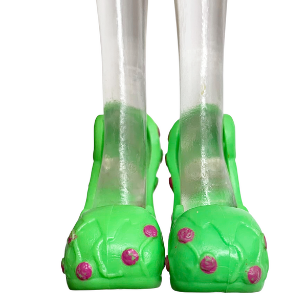 Monster High Venus McFlytrap Ghouls Night Out Doll Outfit Replacement Green & Pink Shoes