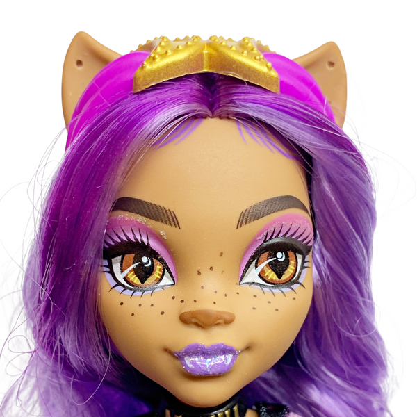 Monster High Clawdeen Wolf Skulltimate Secrets Fearidescent Doll Replacement Purple Headband