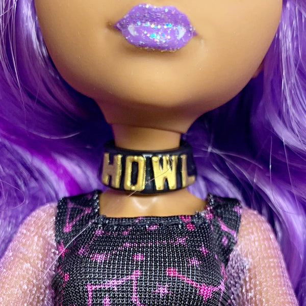 Monster High Clawdeen Wolf Skulltimate Secrets Fearidescent Doll Replacement Howl Necklace