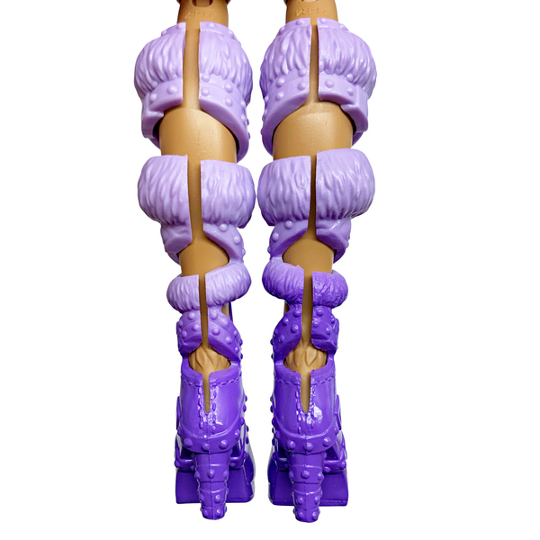 Monster High Clawdeen Wolf Skulltimate Secrets Fearidescent Doll Replacement Purple Shoes