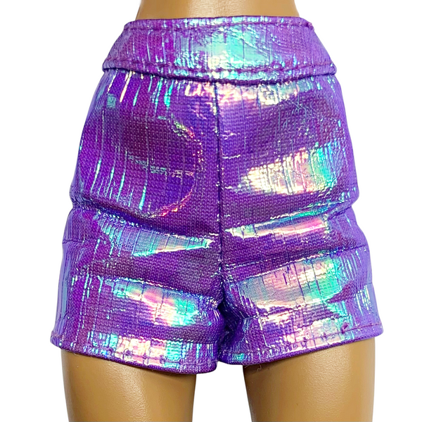 Monster High Clawdeen Wolf Skulltimate Secrets Fearidescent Doll Replacement Purple Shorts