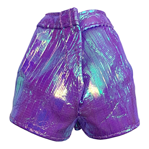 Monster High Clawdeen Wolf Skulltimate Secrets Fearidescent Doll Replacement Purple Shorts