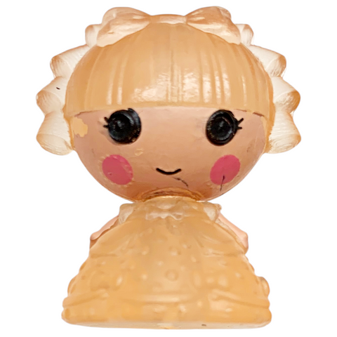 Lalaloopsy Tinies #103 Tippy Tumblelina Peach Translucent Small Bead Style Doll