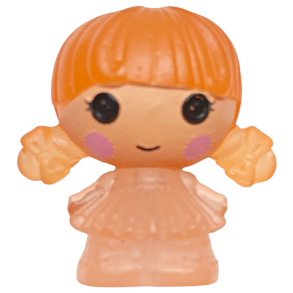 Lalaloopsy Tinies #149 Cake Dunk 'N' Crumble Orange Translucent Small Bead Style Doll