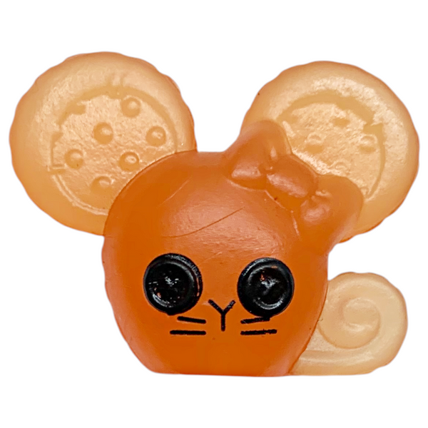 Lalaloopsy Tinies #126 Mouse Orange Translucent Small Bead Style Doll