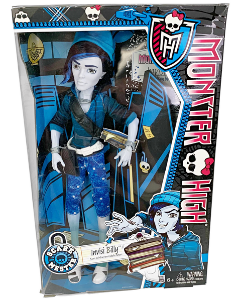 Monster High Scaremester Invisi Billy Son Of The Invisible Man Boy Doll (BJM44)