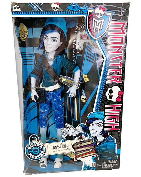 Monster High Scaremester Invisi Billy Son Of The Invisible Man Boy Doll (BJM44)