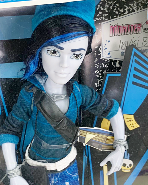 Monster High Scaremester Invisi Billy Son Of The Invisible Man Boy Doll (BJM44)