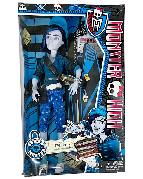 Monster High Scaremester Invisi Billy Son Of The Invisible Man Boy Doll (BJM44)