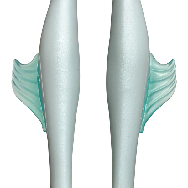 Monster High Lagoona Blue G1 Doll Replacement Pair Of Aqua Blue Leg Fins Fin Parts