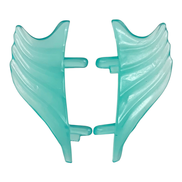 Monster High Lagoona Blue G1 Doll Replacement Pair Of Aqua Blue Leg Fins Fin Parts